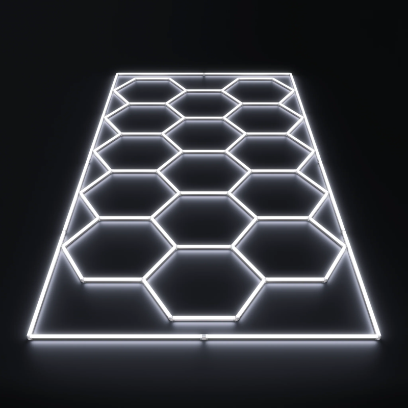 Lampa Hexagon LED 15 + rama |   4,86m - 2,46m