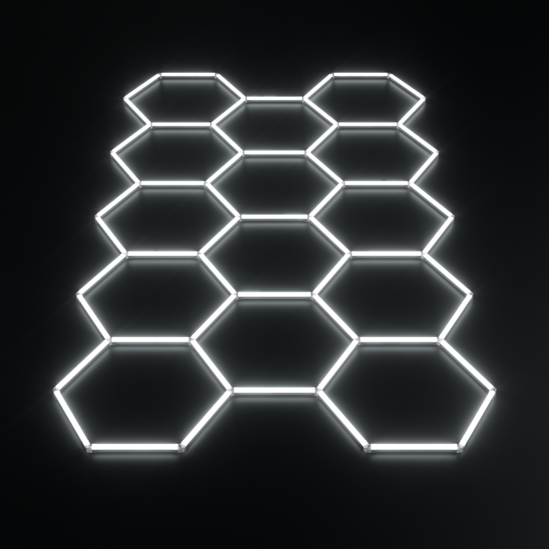 System oświetleniowy Hexagon LED 14 | 4.25 - 2.40 m