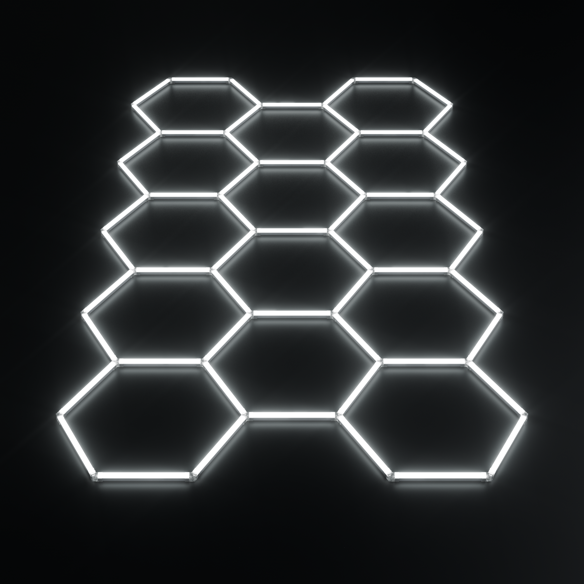 System oświetleniowy Hexagon LED 14 | 4.25 - 2.40 m