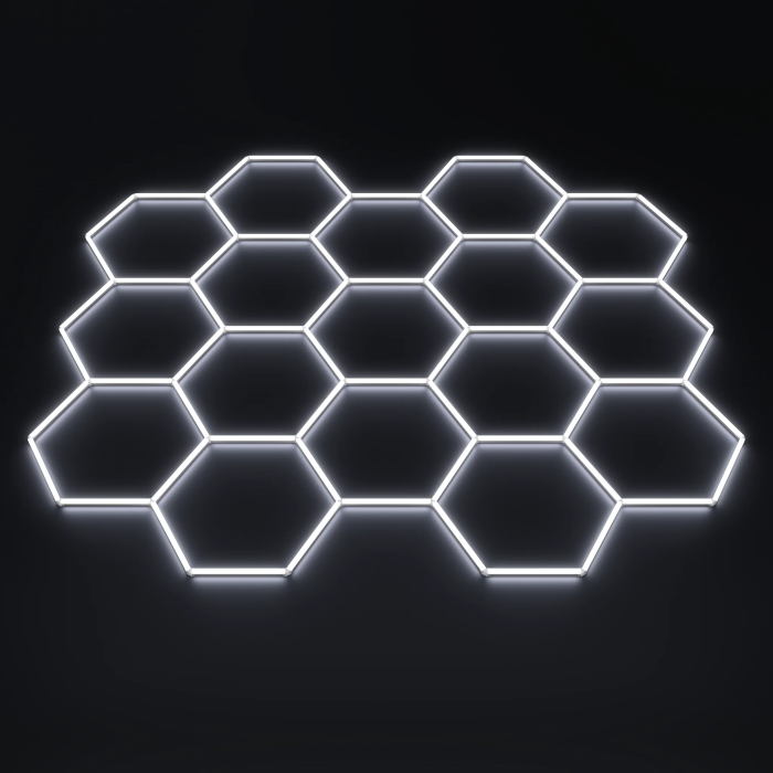 Lampa Hexagon LED 17 | 3,75m - 3,30m