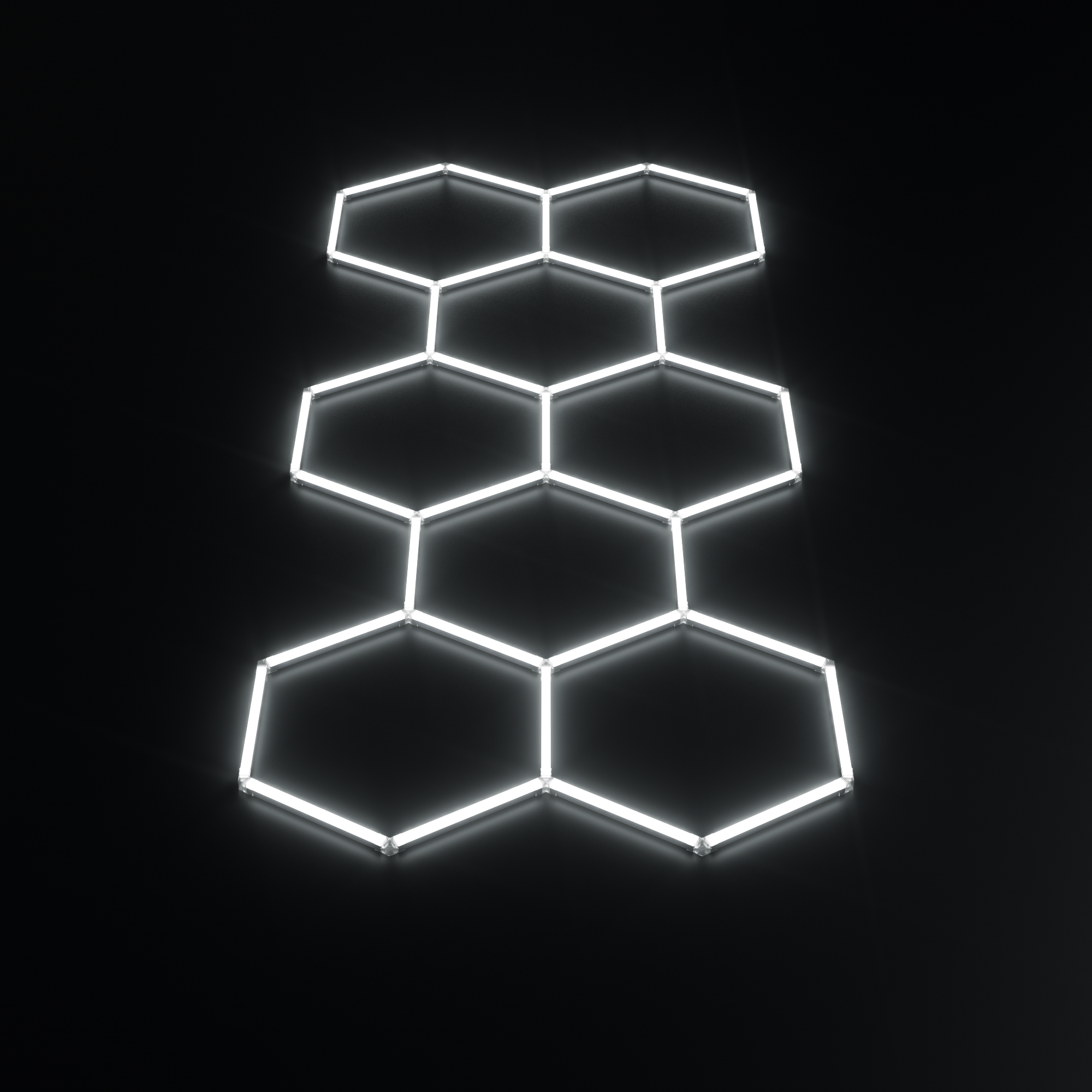 System oświetleniowy Hexagon LED 8 | 3,75m - 1,70m