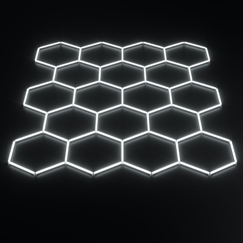 System oświetleniowy Hexagon LED 18 | 3,75m - 3,30,m