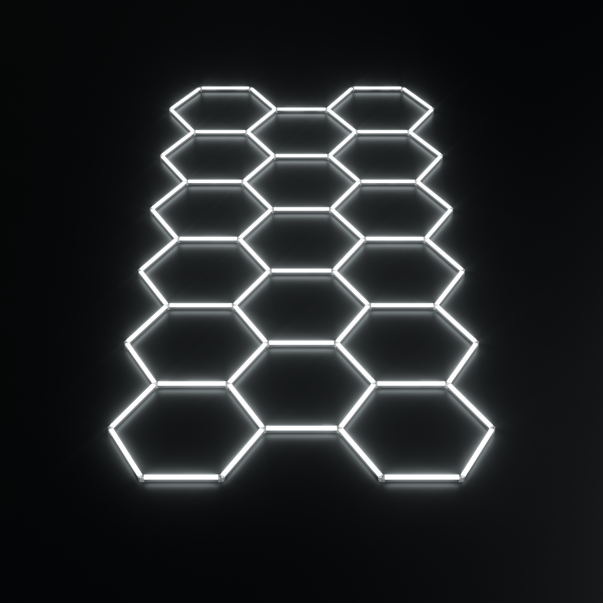 System oświetleniowy Hexagon LED 17 | 5,05m - 2,40m