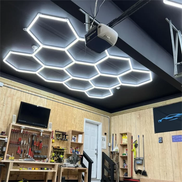 Ściemnialne oświetlenie Hexagon LED 11 | 3,35m – 2,40m - obrazek 3
