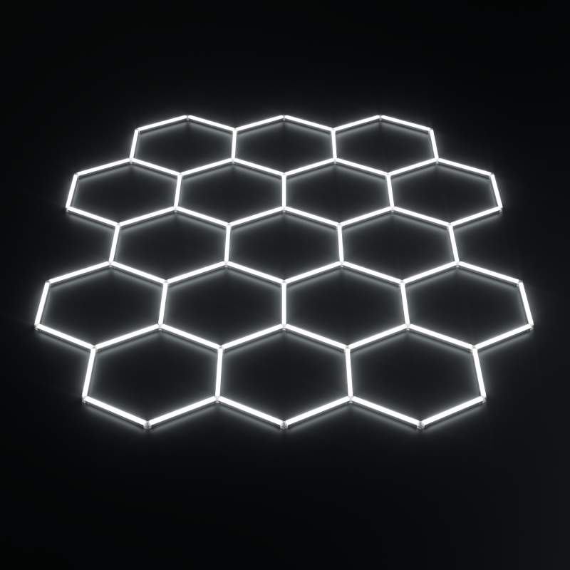 System oświetleniowy Hexagon LED 17 | 3,75m - 3,30m