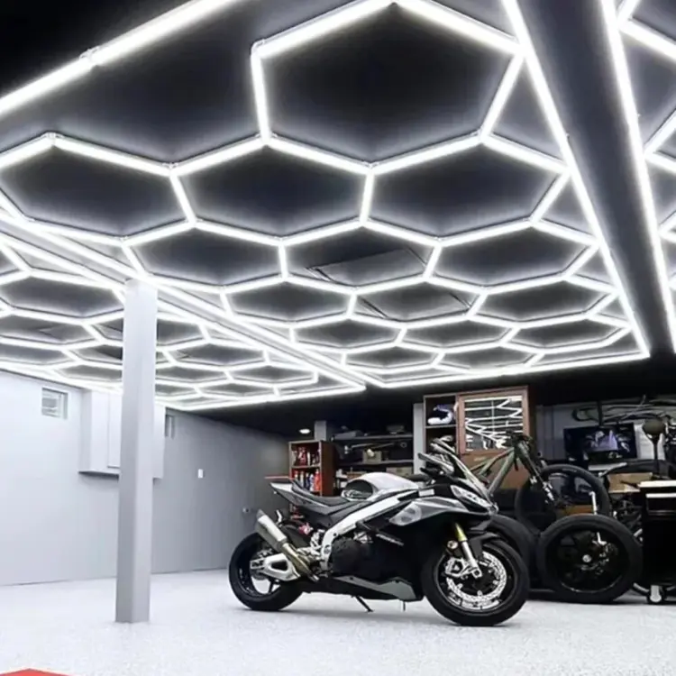 Nowoczesne oświetlenie LED do garażu