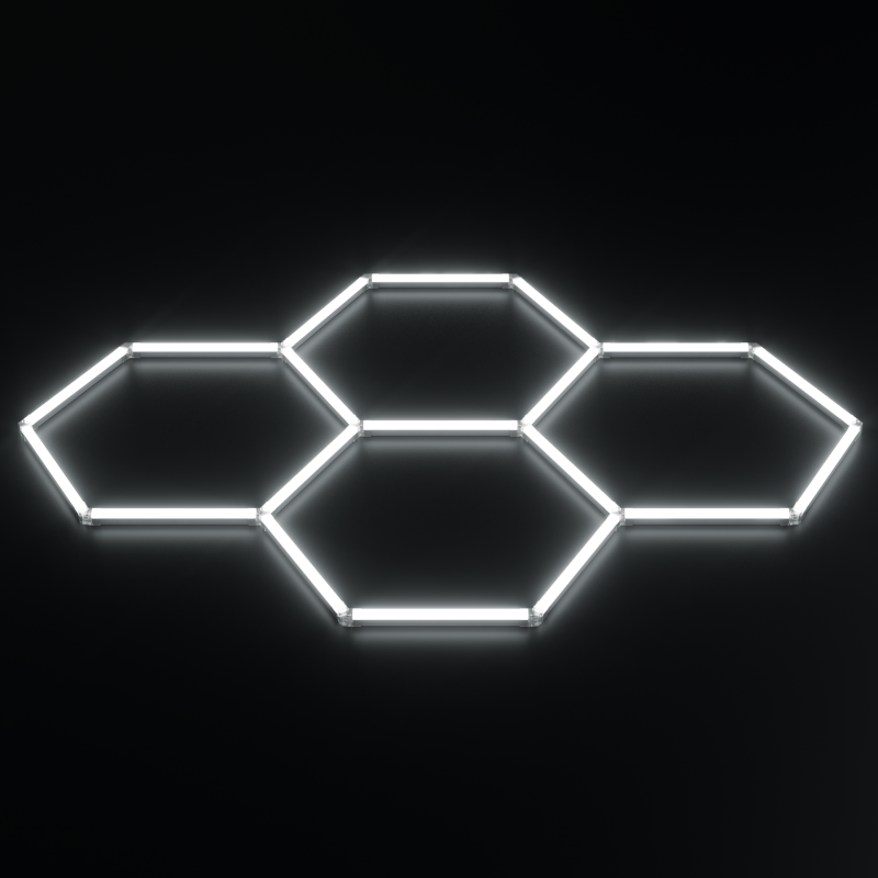 System oświetleniowy Hexagon LED 4 | 2,37 - 1,70m