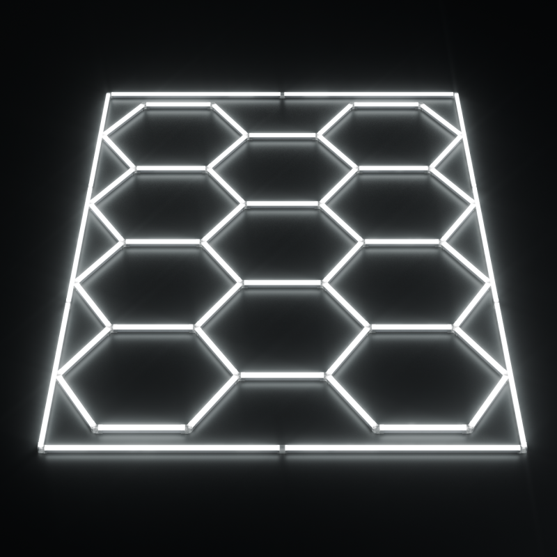 System oświetleniowy Hexagon LED 11 + Rama | 3,60 - 2,45m