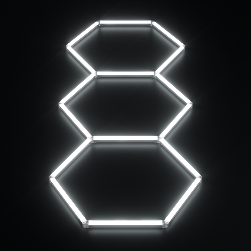 System oświetleniowy Hexagon LED 3 XL | 3,10 - 1,20m