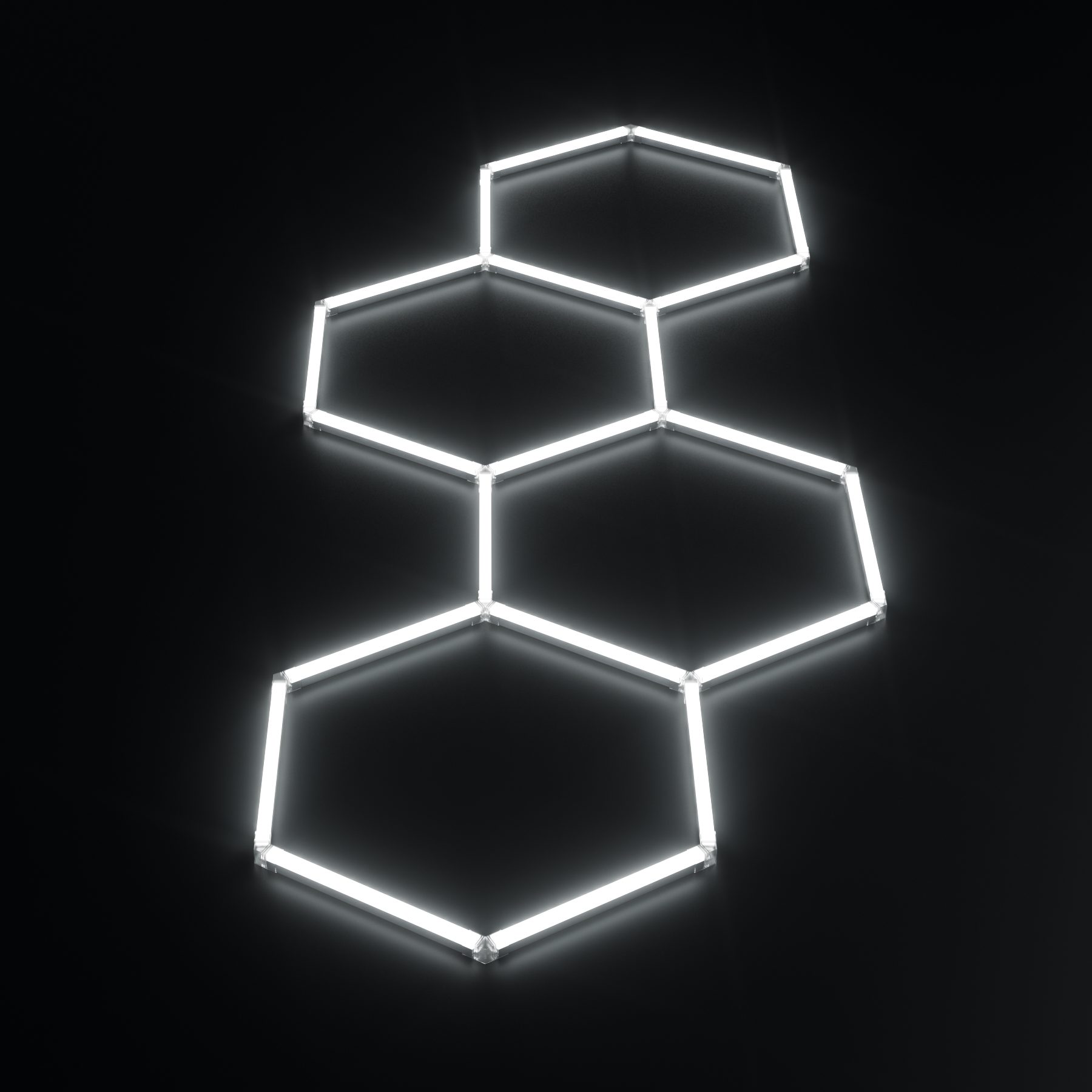 System oświetleniowy Hexagon LED 4 | 3,10 - 1,28m