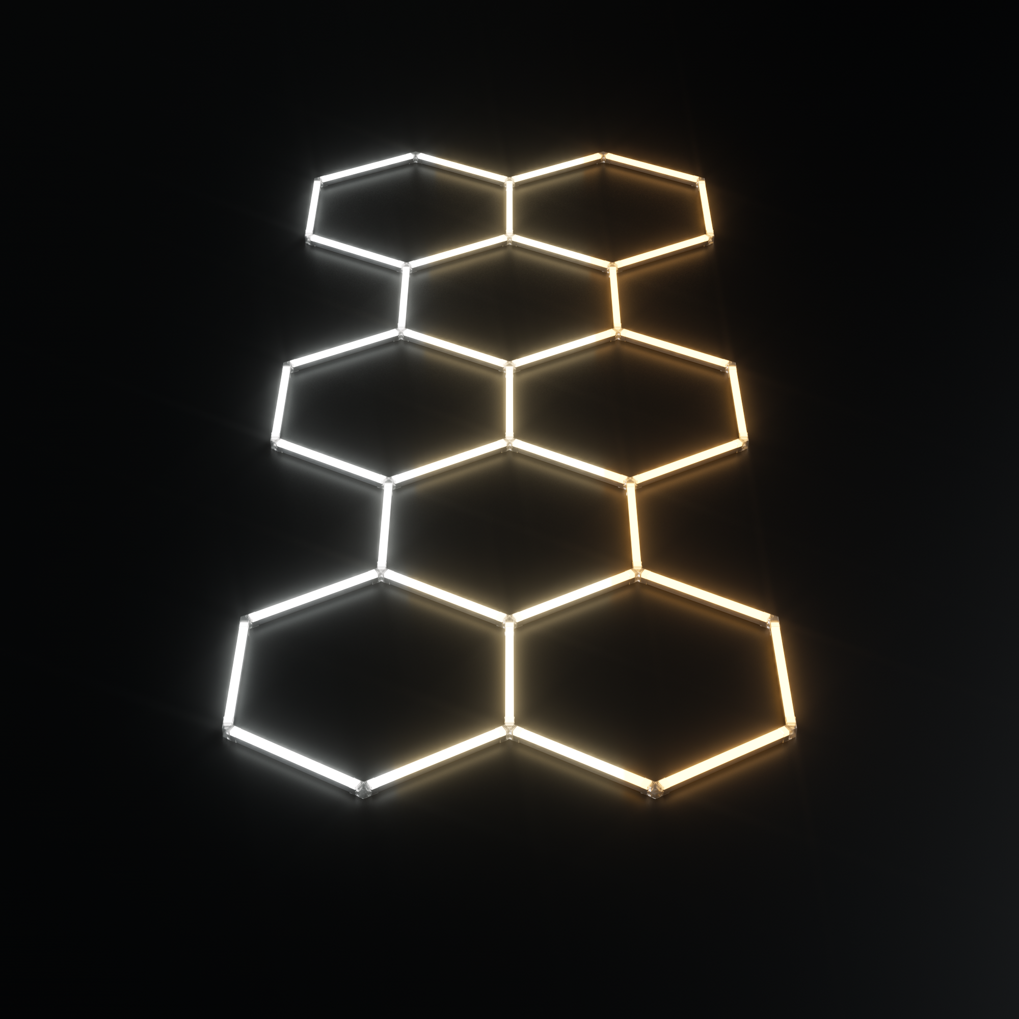 System oświetleniowy 3CCT Hexagon LED 8 | 3,75m – 1,70m