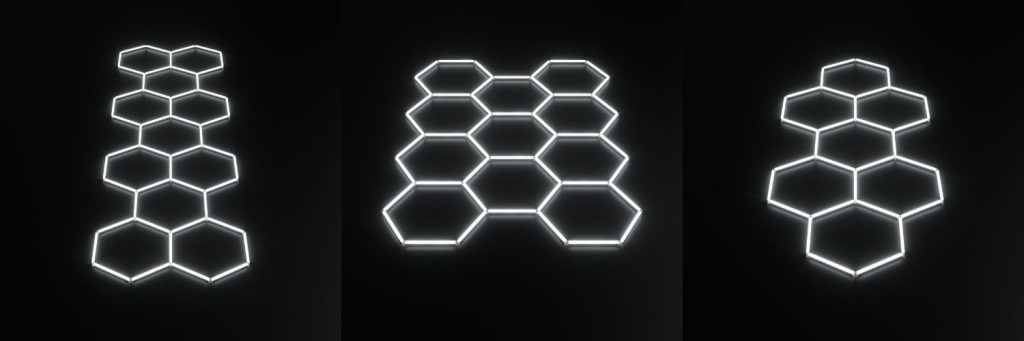 Hexagon LED do detailingu