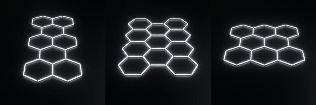 Hexagon LED do detailingu