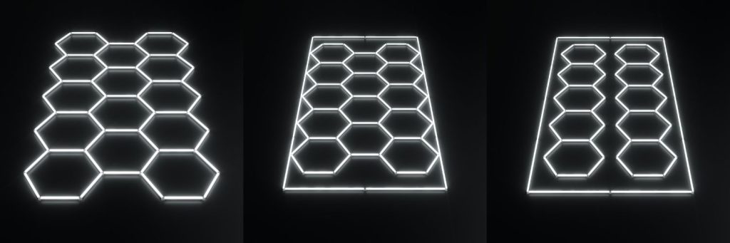 Hexagon LED do detailingu