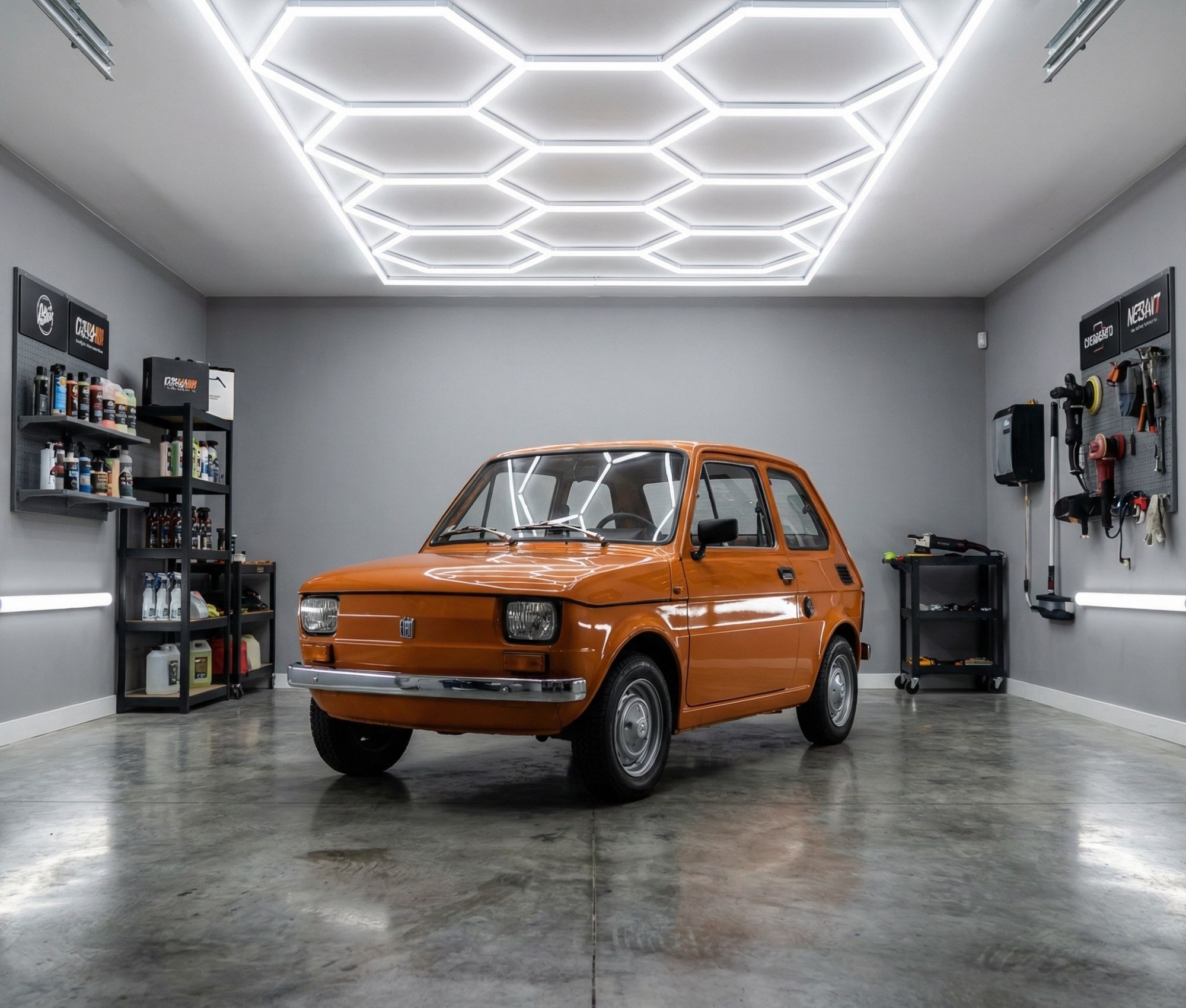 Hexagon LED do detailingu