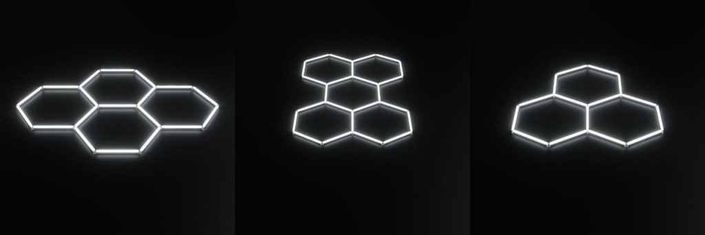 Hexagon LED do detailingu